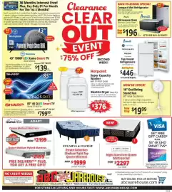 ABC Warehouse weekly ad week 32 Page 1