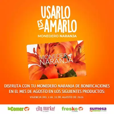 Folleto La Comer (válido hasta 31-08)
