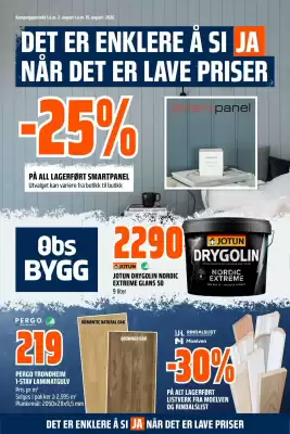Obs Bygg (gyldig til 15-08)