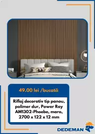 Catalog Dedeman Pagină 2: Power Ray riflaj decorativ tip panou €49,00