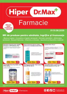 Catalog Dr.Max (valid până la 31-08)