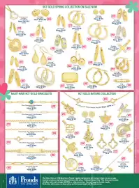 Prouds catalogue Page 2: Gold Hoop Earrings €159,00, Earrings €189,00