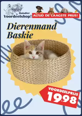 Huisdier Voordeelshop (geldig t/m 25-08)