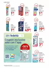 Volantino dm drogerie markt Pagina 10: Oral-B spazzolino elettrico €49,00, Oral-B testine per spazzolino elettrico iO €19,90