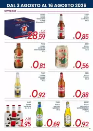 Volantino Zona Pagina 23: Peroni Nastro Azzurro €0,69, Birra Moretti €0,56
