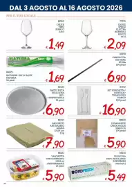 Volantino Zona Pagina 30: Bicchieri R-PET NATURIA €1,69, PIATTO PIZZA CELLULOSA BIO-COMPOSTABILE €6,90