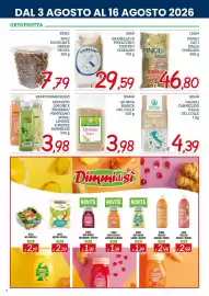 Volantino Zona Pagina 4: Del Colle Quinoa bianca €3,98, Granella di pistacchio tostato Chiellini €29,59