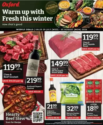 Oxford Freshmarket catalogue