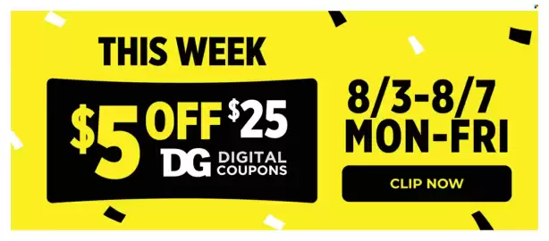 Dollar General weekly ad week 32 Page 2