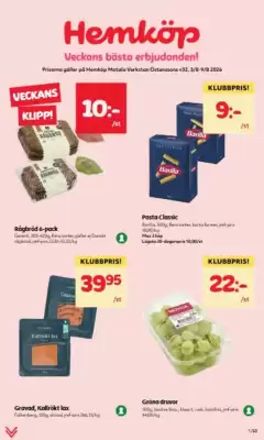 Hemköp reklamblad (giltig till och med 9-08)