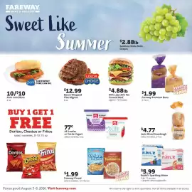 Fareway weekly ad week 32 Page 1