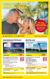 Billa Reisen Flugblatt Seite 1
