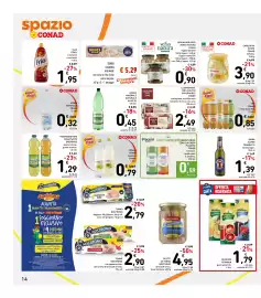 Volantino Spazio Conad Pagina 14: REINTEGRATORE DISSETANTE ENERGADE €1,29, BIRRA SUPER TENNENT'S €1,39