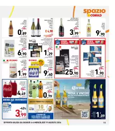 Volantino Spazio Conad Pagina 15: BIRRA BIONDA CLASSICA 11 PARALLELI €0,89
