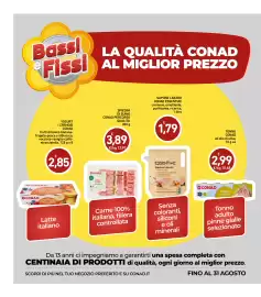 Volantino Spazio Conad Pagina 18: Sapone Liquido CONAD ESSENTIAE €1,79, Spiedini di suino conad percorso qualita €3,89