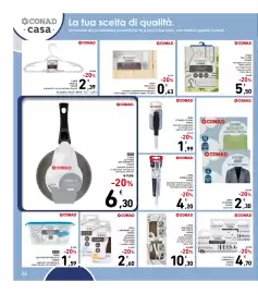 Volantino Spazio Conad Pagina 26: LINEA LAMPADINE LED CONAD €2,60, LINEA MATERIALE ELETTRICO CONAD €10,30