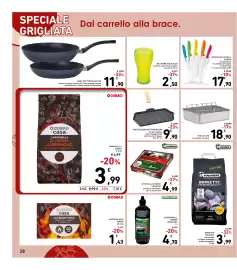 Volantino Spazio Conad Pagina 28: CONAD casa CARBONELLA DI LEGNO QUEBRACHO €3,99, KIT GRIGLIA PRONTA FOCHISTA €4,99