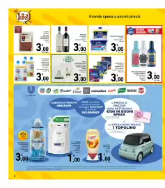 Volantino Spazio Conad Pagina 4: TAMPAX & GO €3,00, Curalavastoviglie Finish €3,00