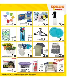 Volantino Spazio Conad Pagina 5: Gruccie Easy Tontarelli €2,00, Asciugotto smart €1,00
