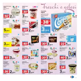 Volantino Carrefour Pagina 19: Mini Stecchi Gruvi Sammontana €3,39, NUII Caramello €4,29