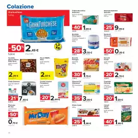 Volantino Carrefour Pagina 20: Tavolette Senza Lattosio Ritter Sport €2,39, Barrette Kellogg's assortite €1,79