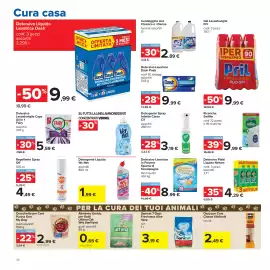 Volantino Carrefour Pagina 30: Detergente Spray Infinite Clean Cif €3,19, Detersivo Lavastoviglie Caps All In 1 Fairy €5,59