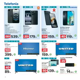 Volantino Carrefour Pagina 36: Smartphone Redmi Note 14 €179,00, Memorie Kingston €14,99