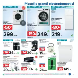 Volantino Carrefour Pagina 37: Robot Aspirapolvere Turbo Slim Hoover HG2 €99,00, Macchina Caffè Espresso Digital HEC11 €39,53