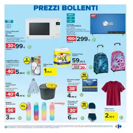 Volantino Carrefour Pagina 7: Lampadine Implux €5,99, T-Shirt Uomo €2,49