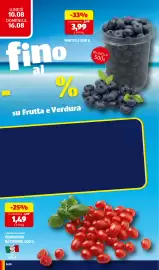 Volantino ALDI settimana 33 Pagina 10: I colori del sapore pomodoro datterino €1,49, Mirtilli €3,99