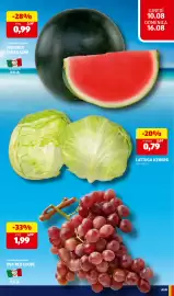 Volantino ALDI settimana 33 Pagina 11: LATTUGA ICEBERG €0,79, I COLORI DEL SAPORE ANGURIA SENZA SEMI €0,99
