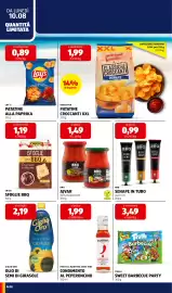 Volantino ALDI settimana 33 Pagina 16: Crich sfoglie bbq €1,19, Condimento al Peperoncino Fratelli Mantova €1,99