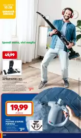 Volantino ALDI settimana 33 Pagina 24: Ambiaino pulitore a vapore portatile €19,99, Ambiaino aspirapolvere 2 in 1 €49,99