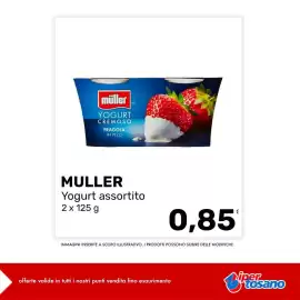 Volantino Iper Tosano settimana 32 Pagina 2: MULLER Yogurt assortito €0,85