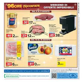Volantino Carrefour Market Pagina 26: Prosciutto Cotto Nazionale Alta Qualità €6,99, Nettari di Frutta Santal €0,99