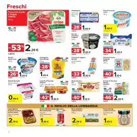 Volantino Carrefour Market Pagina 12: Wudy Classico €1,19, Ricotta Santa Lucia €1,09