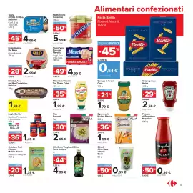 Volantino Carrefour Market Pagina 15: Olive Nere o Verdi Saclà €0,59, Tonno Vero Naturale Mareblu €4,99