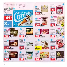 Volantino Carrefour Market Pagina 20: Coppa del Nonno Classica €3,49, Ben & Jerry's Peanut Butter Cup €4,49