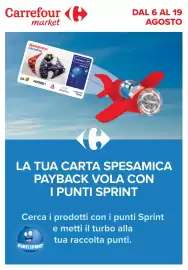 Volantino Carrefour Market | Punti Sprint Payback Pagina 1