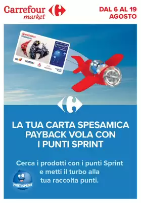 Carrefour Market | Punti Sprint Payback (valido fino al 19-08)