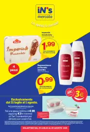 Volantino In'S Mercato Pagina 1: Pascià Imperiale Mandorlato €1,99, Aline Bagnoschiuma €0,99