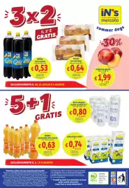 Volantino In'S Mercato Pagina 24: Birra doppio malto Galath €0,80, Get Up Cola Lemon €0,53