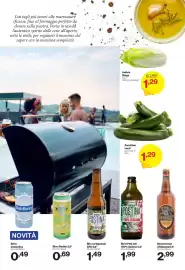 Volantino In'S Mercato Pagina 3: Birra Pale Ale 100% italiana 5,2° €1,99, Birra bionda d'Abbazia 6,5° €2,99