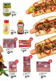 Volantino In'S Mercato Pagina 7: Wurstel di pollo e suino €0,55, Sapori Genuini Wurstel di pollo e tacchino €2,55