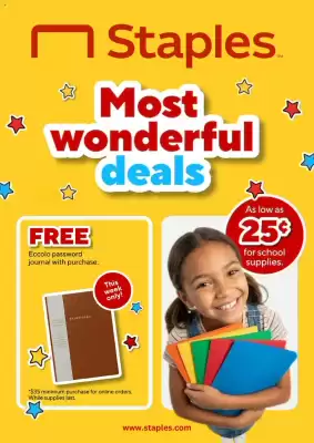Staples (valid until 10-08)