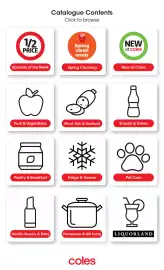 Coles catalogue week 32 Page 1
