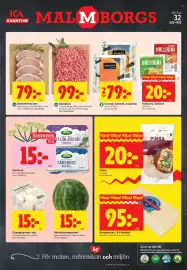 ICA Supermarket reklamblad vecka 32 Sida 1