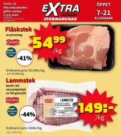Extra Mjällby Stormarknad reklamblad vecka 32 Sida 2