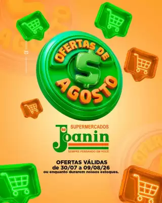 Catálogo Supermercados Joanin (válido até 9-08)