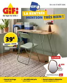 Catalogue GiFi page 1: BUREAU + CHAISE €4,99